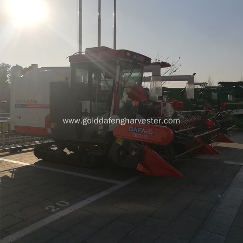 Automatic unloading rear imaging system rice harvesting